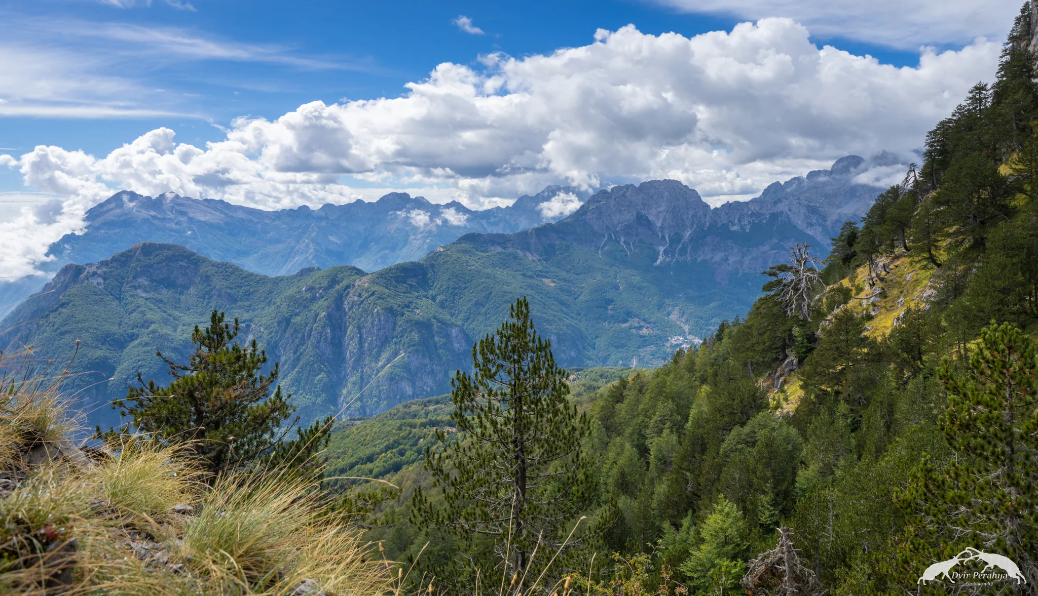 Mountain landscape, Vusanje, Prokletije, Montenegro